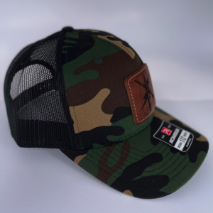 Richardson-Trucker-Cap-Camo-Black