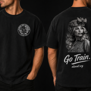 Black Go Train T-Shirt