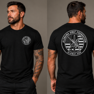 Black Alabama SWAT Foundation T-Shirt